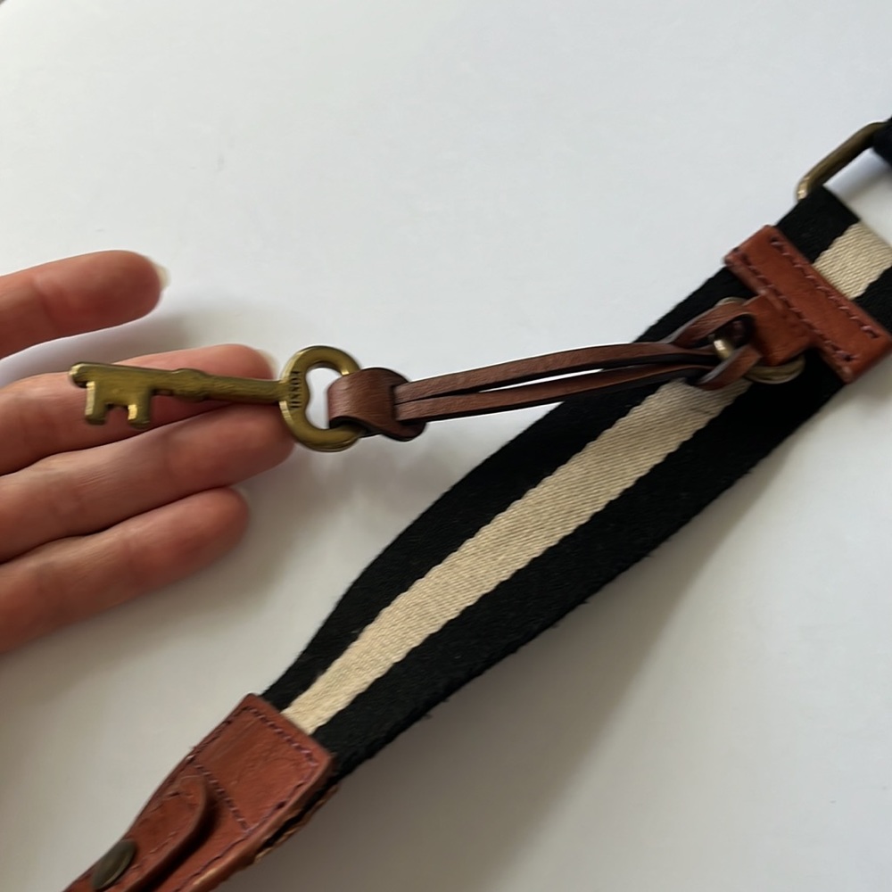 Fossil Bag With Adjustable Button Strap - image 2